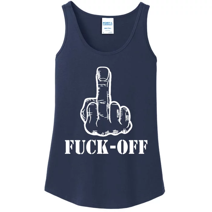 Newst Creative Middle Finger Despise Fuckoff Ladies Essential Tank