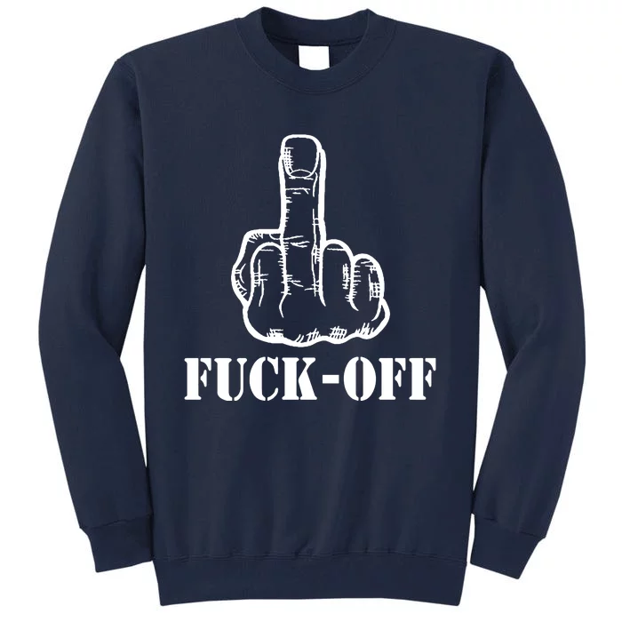 Newst Creative Middle Finger Despise Fuckoff Tall Sweatshirt