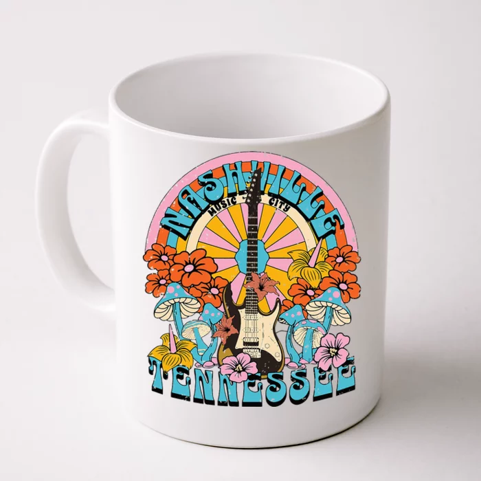 Nashville Country Music City Trip Retro Nash Bash Bach Front & Back Coffee Mug