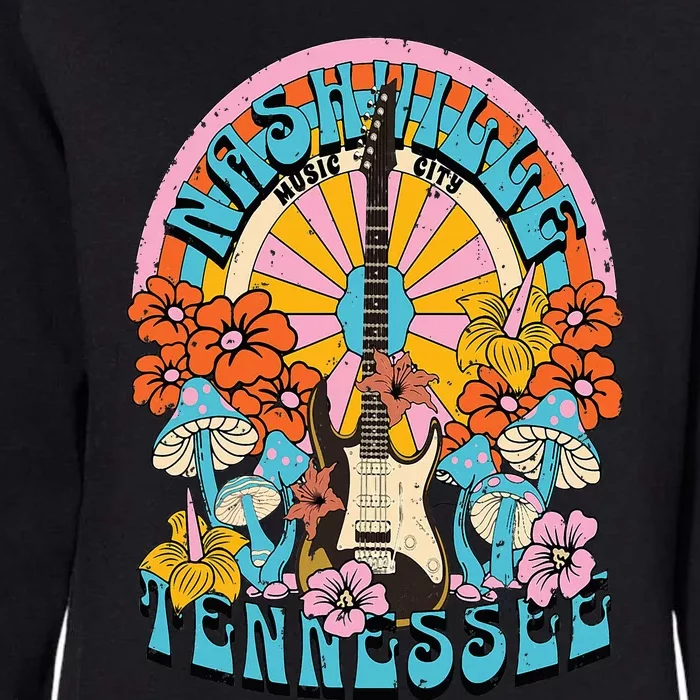 Nashville Country Music City  Trip Retro Nash Bash Bach Womens California Wash Sweatshirt