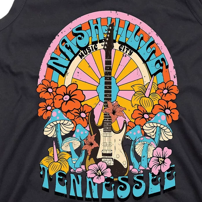 Nashville Country Music City  Trip Retro Nash Bash Bach Tank Top