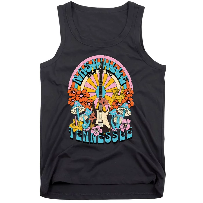 Nashville Country Music City  Trip Retro Nash Bash Bach Tank Top