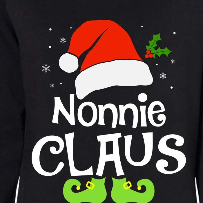 Nonnie Claus Matching Family Christmas 2022 Costume Santa Womens California Wash Sweatshirt