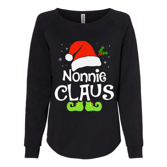 Nonnie Claus Matching Family Christmas 2022 Costume Santa Womens California Wash Sweatshirt