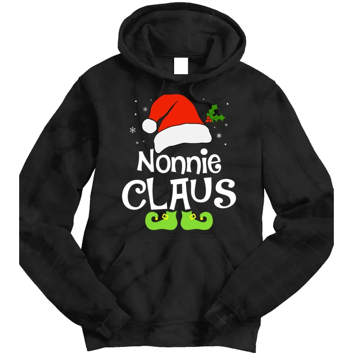 Nonnie Claus Matching Family Christmas 2022 Costume Santa Tie Dye Hoodie