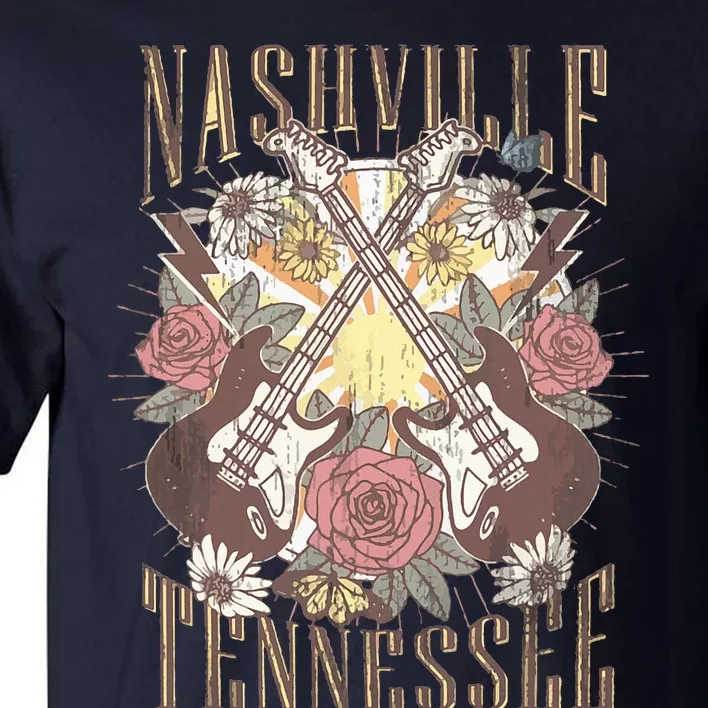 Nashville Country Music City Retro Nash Bash Bach Tall T-Shirt