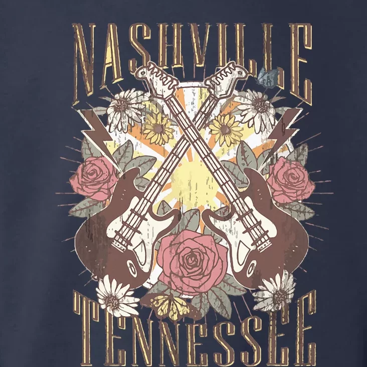 Nashville Country Music City Retro Nash Bash Bach Toddler Hoodie