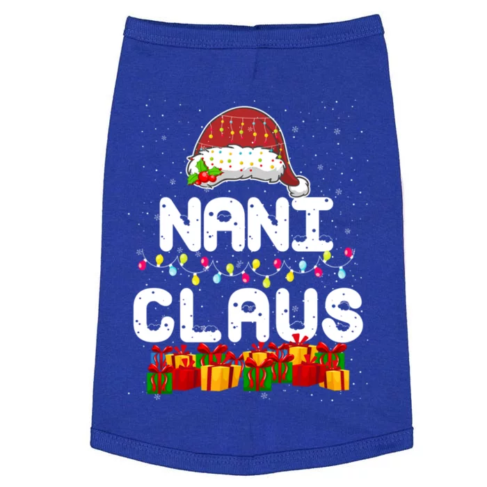 Nani Claus Matching Christmas Grandma Xmas Santa Cool Gift Doggie Tank