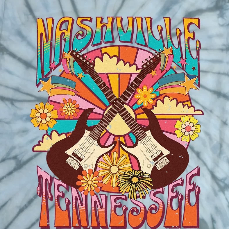 Nashville Country Music City Girls Trip Retro Nash Bash Bach Tie-Dye T-Shirt