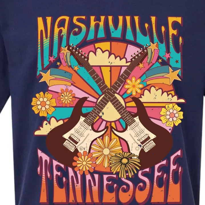 Nashville Country Music City Trip Retro Nash Bash Bach Gift Sueded Cloud Jersey T-Shirt