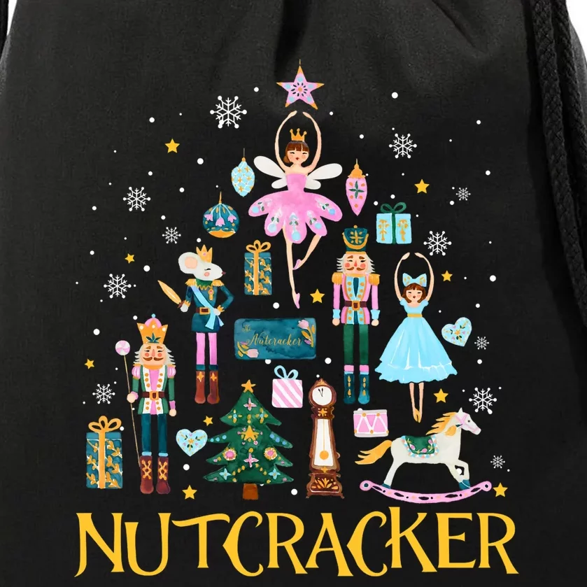 Nutcracker Crackin Merry Christmas Xmas Pajamas Holiday Drawstring Bag