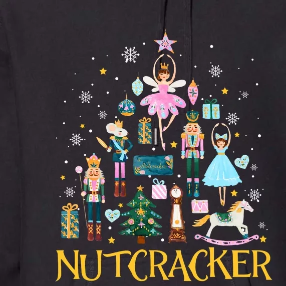 Nutcracker Crackin Merry Christmas Xmas Pajamas Holiday Premium Hoodie