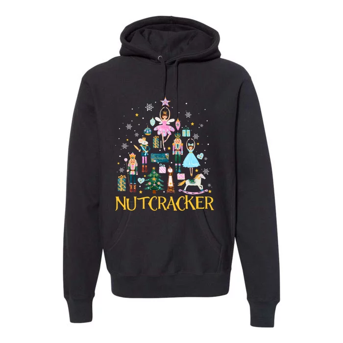 Nutcracker Crackin Merry Christmas Xmas Pajamas Holiday Premium Hoodie