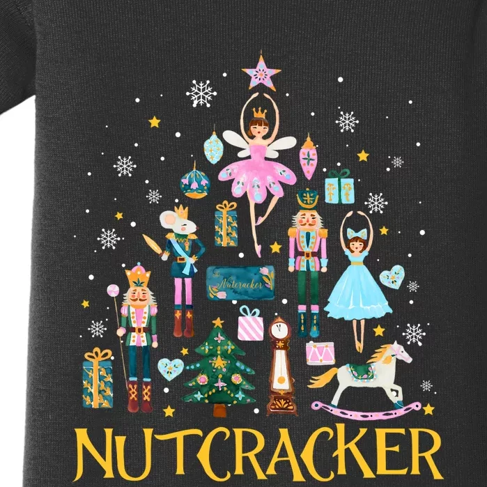 Nutcracker Crackin Merry Christmas Xmas Pajamas Holiday Baby Bodysuit