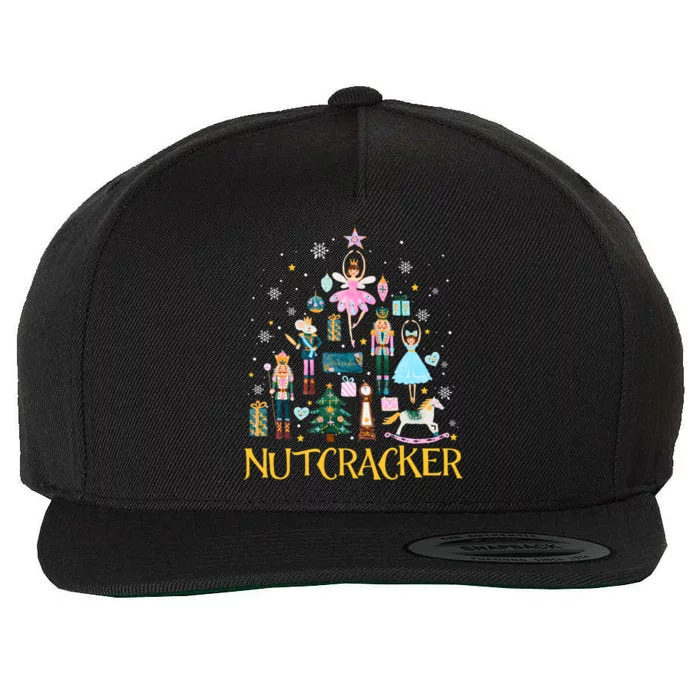 Nutcracker Crackin Merry Christmas Xmas Pajamas Holiday Wool Snapback Cap