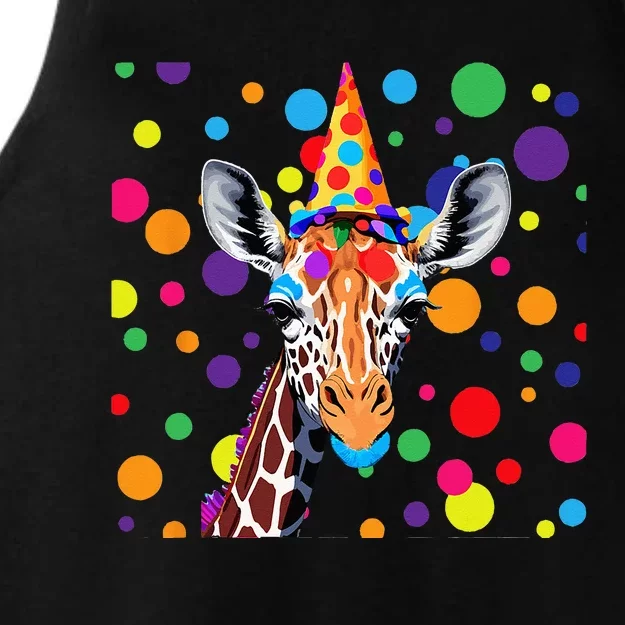 NFT Creator Merch Giraffe Party Bubbles!! Tokenomics Ladies Tri-Blend Wicking Tank