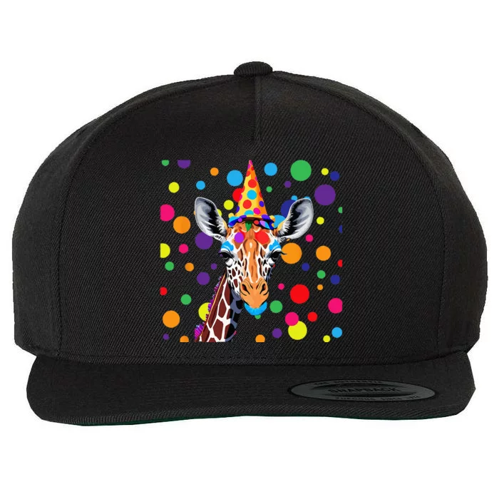 NFT Creator Merch Giraffe Party Bubbles!! Tokenomics Wool Snapback Cap