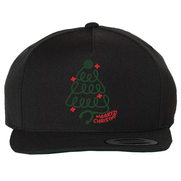 Nurse Christmas Medical Xmas Med Students Gift Wool Snapback Cap