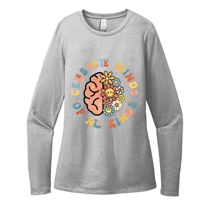 Neurodivergent Celebrate Minds Of All Kinds Autism Womens CVC Long Sleeve Shirt