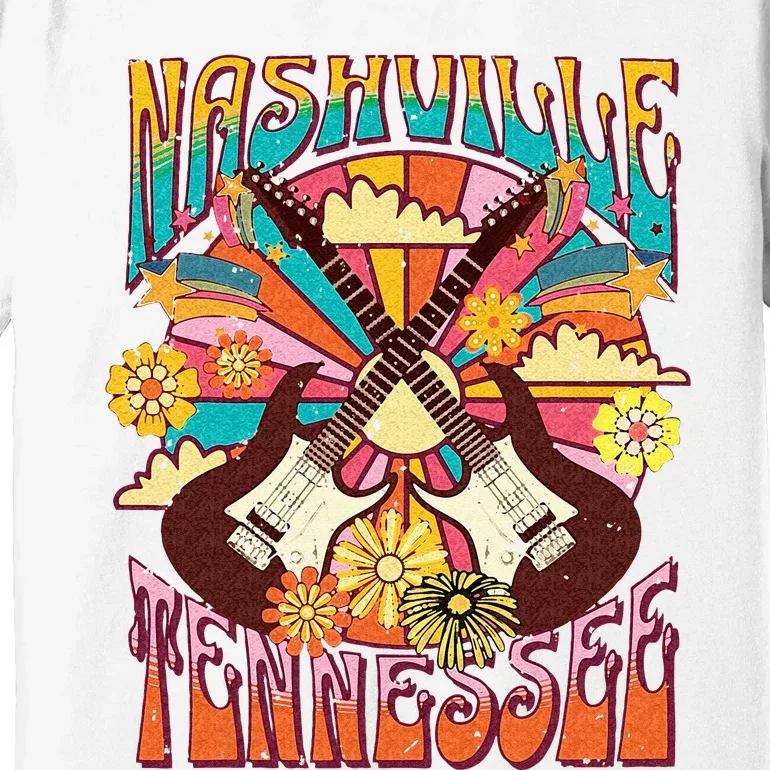 Nashville Country Music City Girls Trip Retro Nash Bash Bach Premium T-Shirt