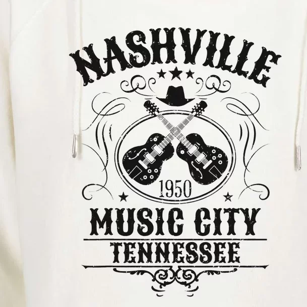 Nashville Country Music City Girls Trip Retro Nash Bash Bach Womens Funnel Neck Pullover Hood