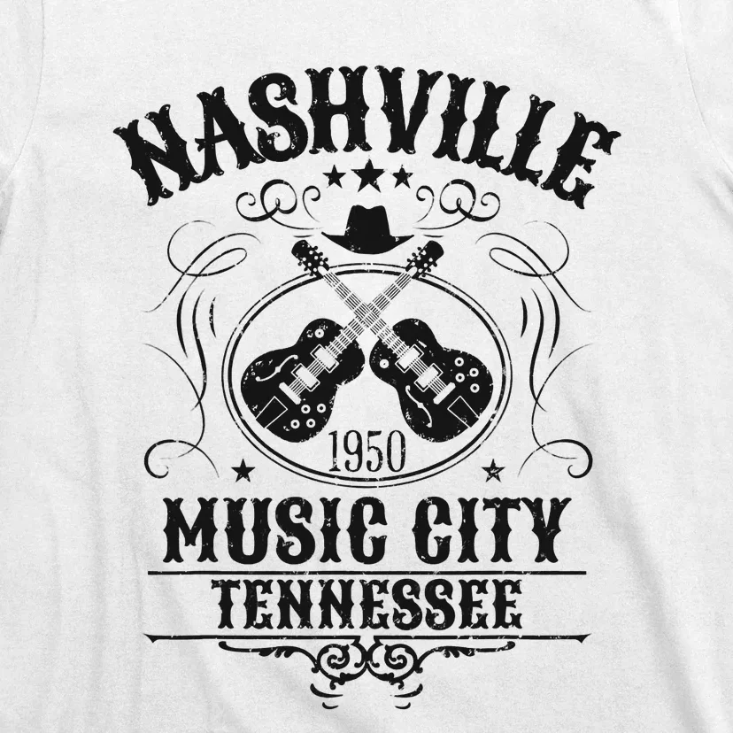 Nashville Country Music City Girls Trip Retro Nash Bash Bach T-Shirt