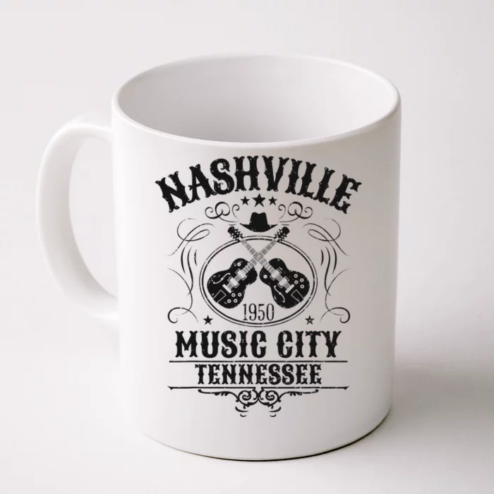 Nashville Country Music City Girls Trip Retro Nash Bash Bach Front & Back Coffee Mug