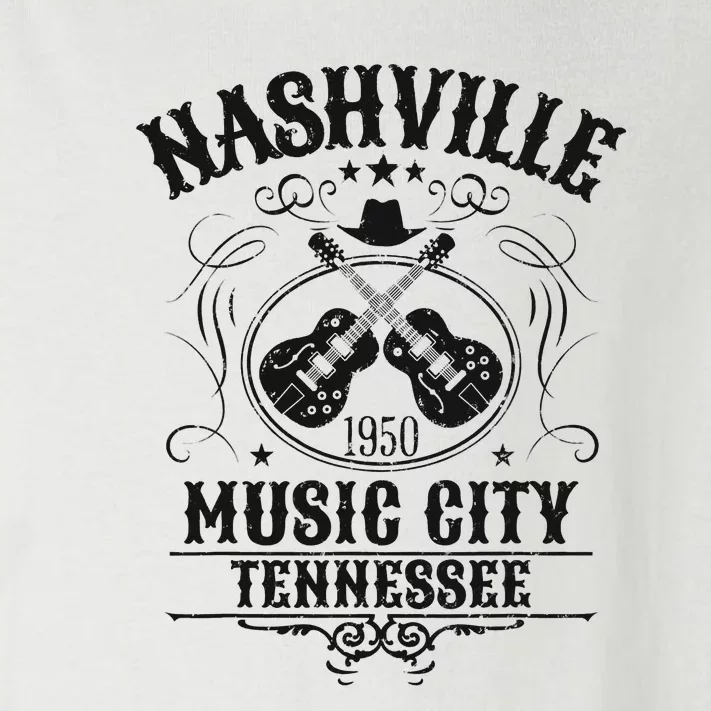 Nashville Country Music City Girls Trip Retro Nash Bash Bach Toddler Long Sleeve Shirt