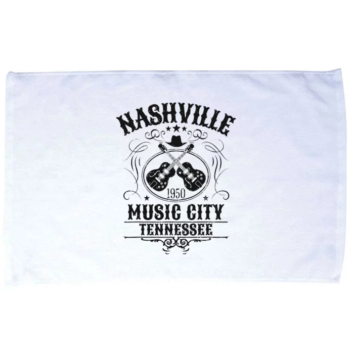 Nashville Country Music City Girls Trip Retro Nash Bash Bach Microfiber Hand Towel