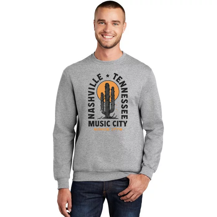 Nashville Cute Nashville Music City Since 1779 Tall Sweatshirt