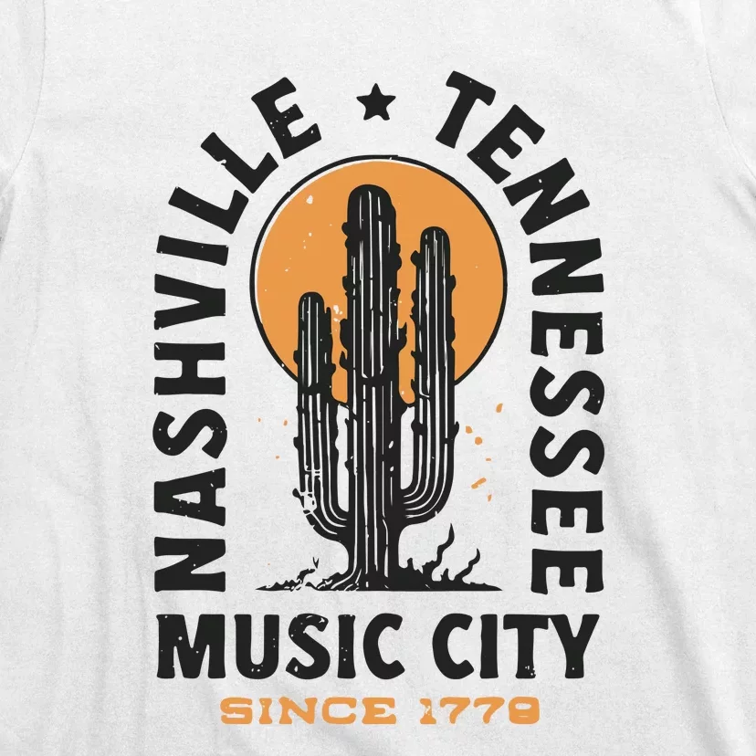 Nashville Cute Nashville Music City Since 1779 T-Shirt