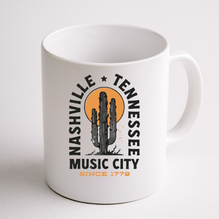 Nashville Cute Nashville Music City Since 1779 Front & Back Coffee Mug