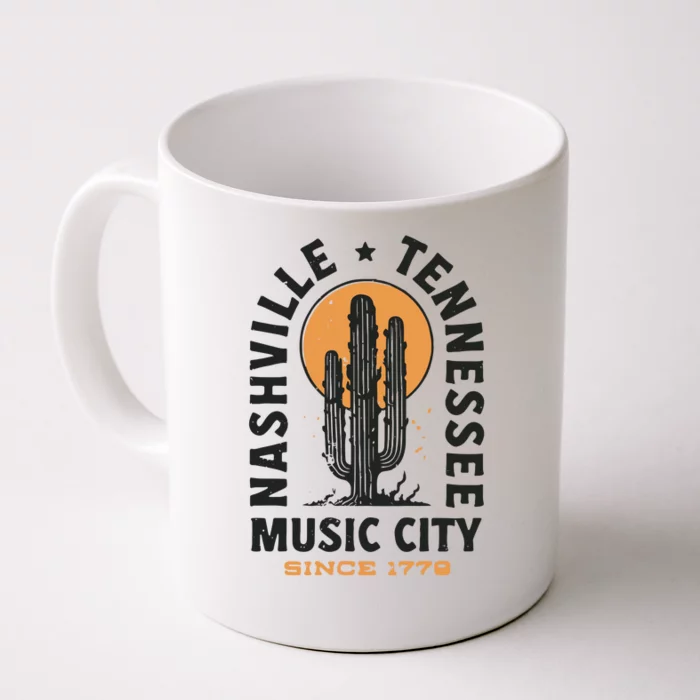 Nashville Cute Nashville Music City Since 1779 Front & Back Coffee Mug