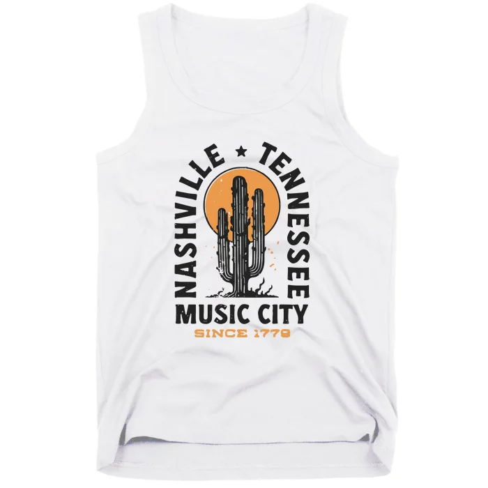 Nashville Cute Nashville Music City Since 1779 Tank Top