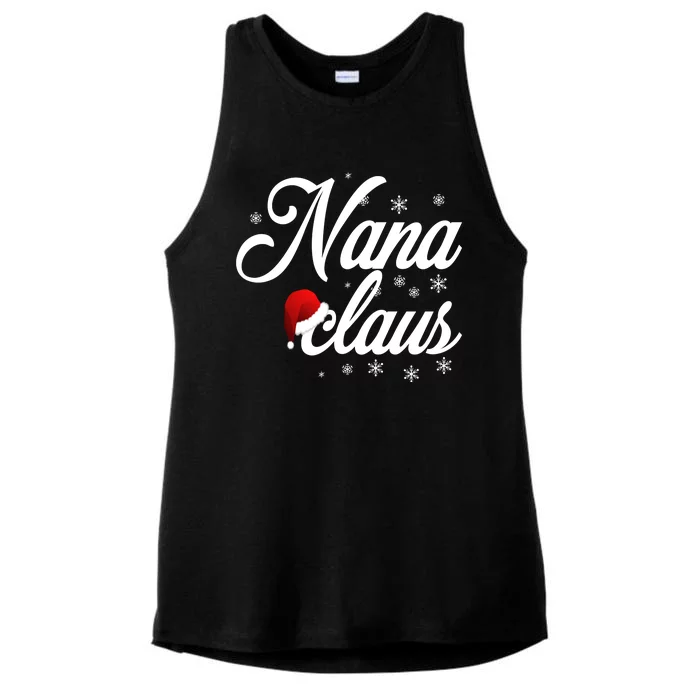 Nana Claus Ladies Tri-Blend Wicking Tank