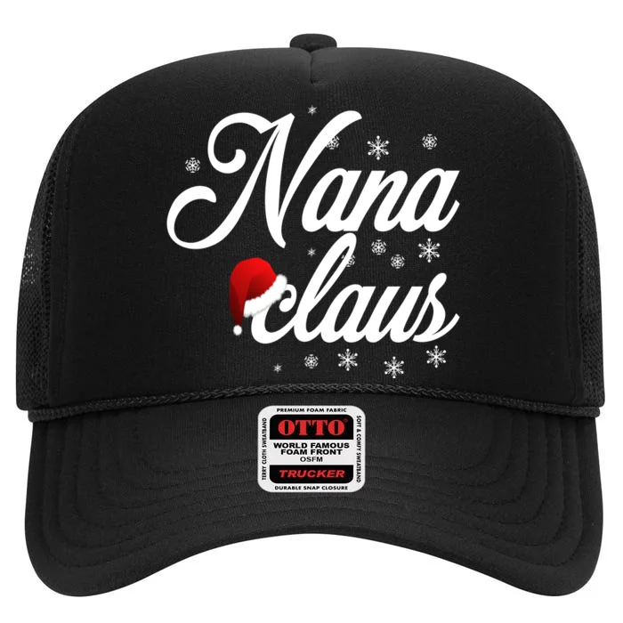 Nana Claus High Crown Mesh Trucker Hat