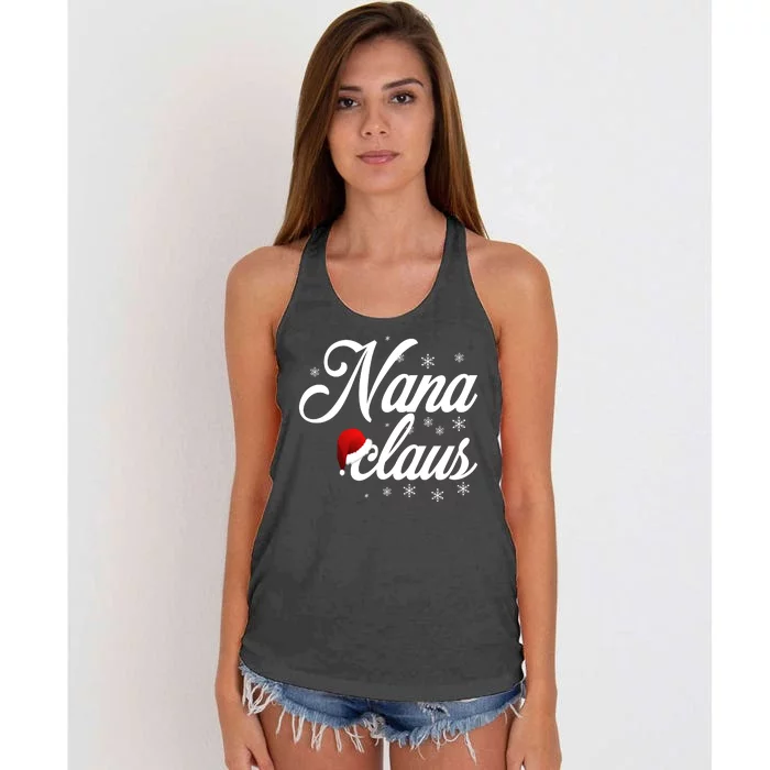 Nana Claus Women's Knotted Racerback Tank