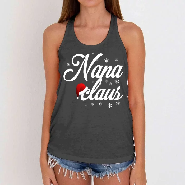 Nana Claus Women's Knotted Racerback Tank