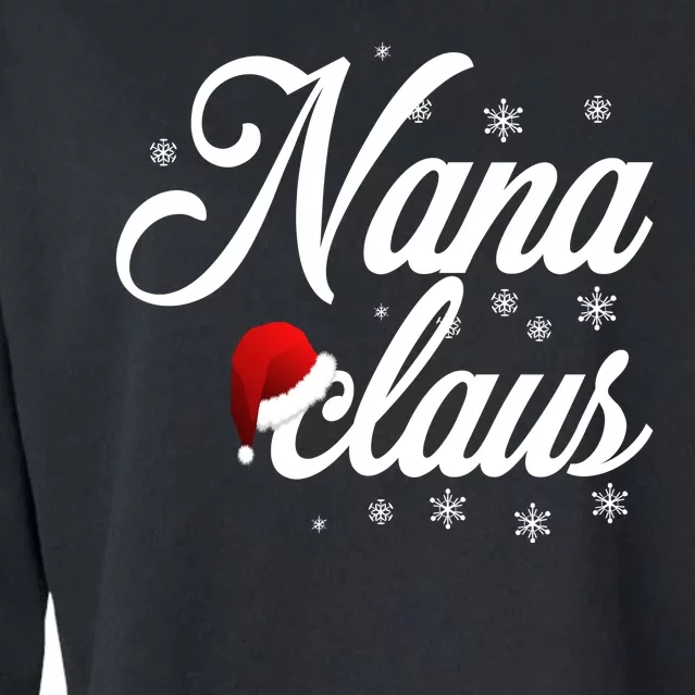 Nana Claus Cropped Pullover Crew