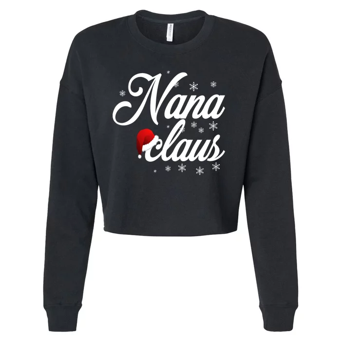 Nana Claus Cropped Pullover Crew