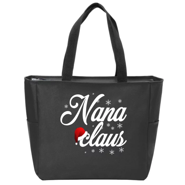 Nana Claus Zip Tote Bag