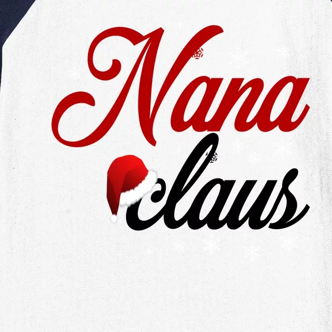 Nana Claus Baseball Sleeve Shirt