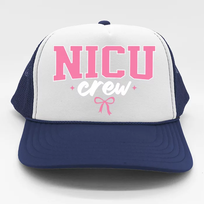 Nicu Crew Nurse For Women Neonatal Intensive Care Unit Team Trucker Hat