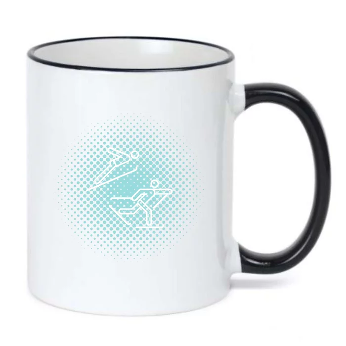 Nordic Combined Black Color Changing Mug