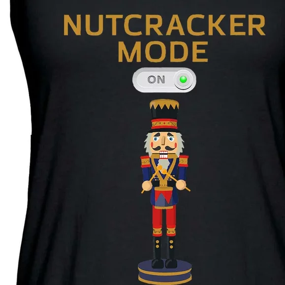 Nutcracker Christmas Nutcracker Mode On Ladies Essential Flowy Tank