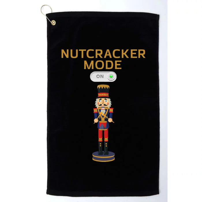 Nutcracker Christmas Nutcracker Mode On Platinum Collection Golf Towel