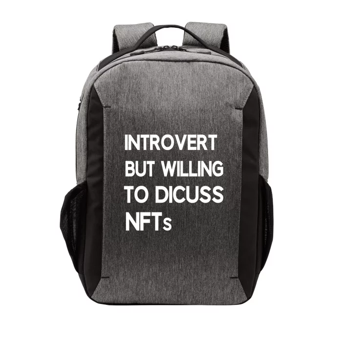 Nft Crypto Non Fungible Token Art Collectibles Introvert Gift Vector Backpack