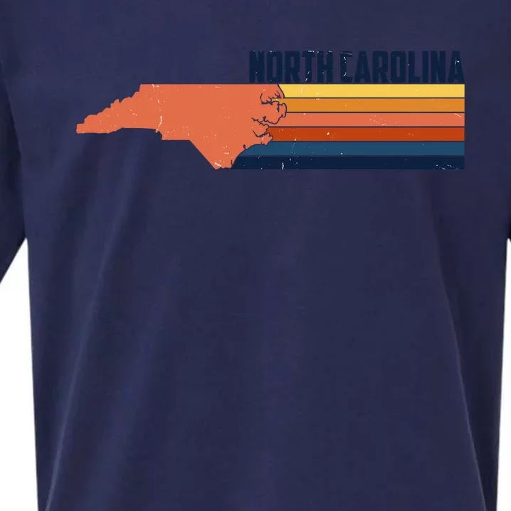 Retro Vintage North Carolina Sueded Cloud Jersey T-Shirt