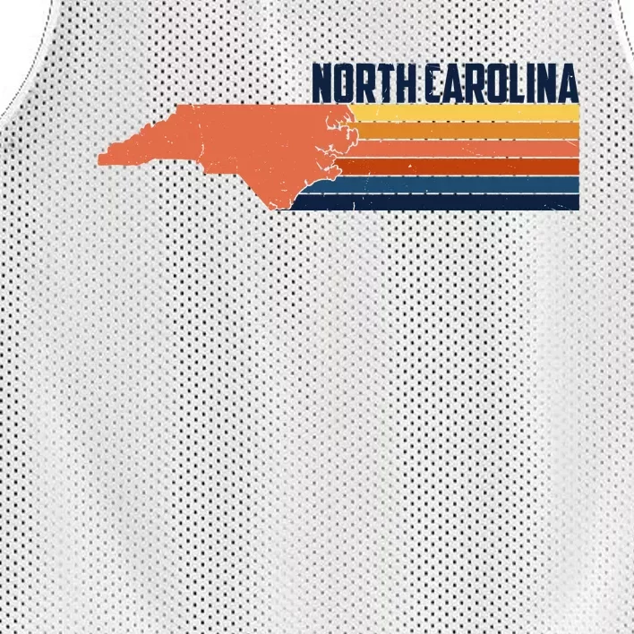 Retro Vintage North Carolina Mesh Reversible Basketball Jersey Tank