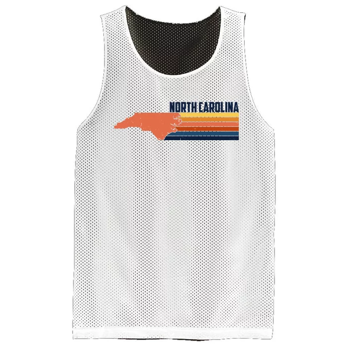 Retro Vintage North Carolina Mesh Reversible Basketball Jersey Tank